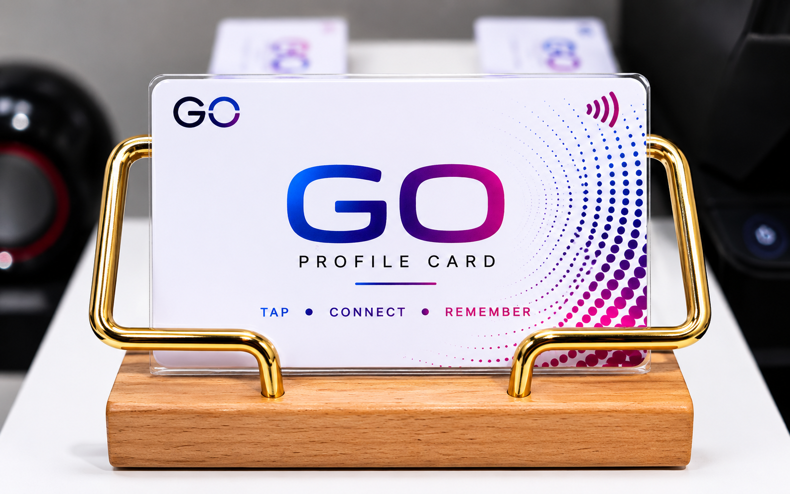 Purple PVC profile card